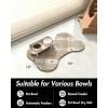 imagePADOOR Dog Food Mat  Absorbent Bone Shaped Bowl Mat for Feeding and Water  Quick Dry No Stains Placemat for Sloppy Drinkers  Pet Supplies 16quotx24quot BlackwhiteBrown