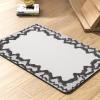 imagePADOORPet Feeding MatAbsorbent Quick Dry Dog Food MatDog Mat for Food and WaterDog Bowl Mat Cat Food MatPet Water Dispenser MatDog Placemat for Messy Drinker 12quot19quot Grey