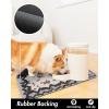 imagePADOORPet Feeding MatAbsorbent Quick Dry Dog Food MatDog Mat for Food and WaterDog Bowl Mat Cat Food MatPet Water Dispenser MatDog Placemat for Messy Drinker 12quot19quot Grey