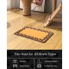 imagePADOORPet Feeding MatAbsorbent Quick Dry Dog Food MatDog Mat for Food and WaterDog Bowl Mat Cat Food MatPet Water Dispenser MatDog Placemat for Messy Drinker 12quot19quot Khaki