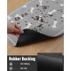 imagePet Feeding Mat for Food and Water BowlNo Stains Easy Clean Dog Food Quick Dry DogMatPuppy Supplies Dog Water Bowl Mats12X19