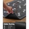 imagePet Feeding Mat for Food and Water BowlNo Stains Easy Clean Dog Food Quick Dry DogMatPuppy Supplies Dog Water Bowl Mats12X19