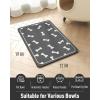 imagePet Feeding Mat for Food and Water BowlNo Stains Easy Clean Dog Food Quick Dry DogMatPuppy Supplies Dog Water Bowl Mats12X19