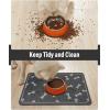 imagePet Feeding Mat for Food and Water BowlNo Stains Easy Clean Dog Food Quick Dry DogMatPuppy Supplies Dog Water Bowl Mats12X19
