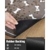 imagePet Feeding Mat for Food and Water BowlNo Stains Easy Clean Dog Food Quick Dry DogMatPuppy Supplies Dog Water Bowl Mats17X28