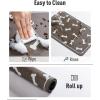imagePet Feeding Mat for Food and Water BowlNo Stains Easy Clean Dog Food Quick Dry DogMatPuppy Supplies Dog Water Bowl Mats17X28