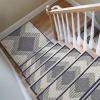 imagePADOOR 15PC StairTreads Non Slip 3D Peel and Stick Stair Treads for Wooden Steps Indoor StairCarpet Treads Washable Reusable Adhesive StairRunner Rugs for Kids and Dogs 8quotx30quot BrownBlue