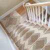 imagePADOOR 15PC StairTreads Non Slip 3D Peel and Stick Stair Treads for Wooden Steps Indoor StairCarpet Treads Washable Reusable Adhesive StairRunner Rugs for Kids and Dogs 8quotx30quot BrownBrown