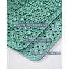 imagePADOOR BathtubMat Non Slip with Suction Cups and Drain Holes Machine Washable Shower Mat Anti Slip Bath Mat for Tub for Kids 14quotx27quot KhakiGreen