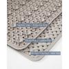 imagePADOOR BathtubMat Non Slip with Suction Cups and Drain Holes Machine Washable Shower Mat Anti Slip Bath Mat for Tub for Kids 14quotx27quot KhakiKhaki