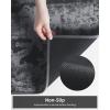 imagePADOOR Checkered Bath Mat Super Absorbent Non Slip Bath Mats for Bathroom Floor 3D Two Tone Woven Bathroom Mat with Tassels Machine Washable Bathroom Rugs Beside Tub 17quot x 24quot Darkgrey ampamp CreamGrey