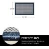 imagePADOOR Kitchen Mats for Floor Kitchen Rugs Non Slip Washable Rubber Backed Kitchen Runner Super Absorbent Kitchen Floor Mat Sink Rug 20x47 GreyBlue