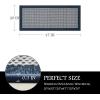 imagePADOOR Kitchen Mats for Floor Kitchen Rugs Non Slip Washable Rubber Backed Kitchen Runner Super Absorbent Kitchen Floor Mat Sink Rug 20x47 GreyBlue