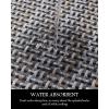 imagePADOOR Kitchen Mats for Floor Kitchen Rugs Non Slip Washable Rubber Backed Kitchen Runner Super Absorbent Kitchen Floor Mat Sink Rug 20x47 GreyBrown