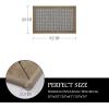 imagePADOOR Kitchen Mats for Floor Kitchen Rugs Non Slip Washable Rubber Backed Kitchen Runner Super Absorbent Kitchen Floor Mat Sink Rug 20x47 GreyBrown