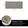 imagePADOOR Kitchen Mats for Floor Kitchen Rugs Non Slip Washable Rubber Backed Kitchen Runner Super Absorbent Kitchen Floor Mat Sink Rug 20x47 GreyBrown