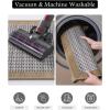 imagePADOOR Kitchen Mats for Floor Kitchen Rugs Non Slip Washable Rubber Backed Kitchen Runner Super Absorbent Kitchen Floor Mat Sink Rug 20x47 GreyBrown