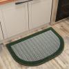 imagePADOOR Kitchen Mats for Floor Kitchen Rugs Non Slip Washable Rubber Backed Kitchen Runner Super Absorbent Kitchen Floor Mat Sink Rug 20x47 GreyGreen