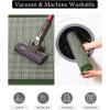 imagePADOOR Kitchen Mats for Floor Kitchen Rugs Non Slip Washable Rubber Backed Kitchen Runner Super Absorbent Kitchen Floor Mat Sink Rug 20x47 GreyGreen