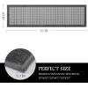 imagePADOOR Kitchen Mats for Floor Kitchen Rugs Non Slip Washable Rubber Backed Kitchen Runner Super Absorbent Kitchen Floor Mat Sink Rug 20x47 GreyGrey