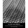 imagePADOOR Kitchen Mats for Floor Kitchen Rugs Non Slip Washable Rubber Backed Kitchen Runner Super Absorbent Kitchen Floor Mat Sink Rug 20x47 GreyGrey