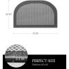 imagePADOOR Kitchen Mats for Floor Kitchen Rugs Non Slip Washable Rubber Backed Kitchen Runner Super Absorbent Kitchen Floor Mat Sink Rug 20x47 GreyGrey