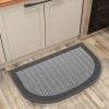 imagePADOOR Kitchen Mats for Floor Kitchen Rugs Non Slip Washable Rubber Backed Kitchen Runner Super Absorbent Kitchen Floor Mat Sink Rug 20x47 GreyGrey