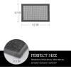 imagePADOOR Kitchen Mats for Floor Kitchen Rugs Non Slip Washable Rubber Backed Kitchen Runner Super Absorbent Kitchen Floor Mat Sink Rug 20x47 GreyGrey