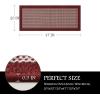 imagePADOOR Kitchen Mats for Floor Kitchen Rugs Non Slip Washable Rubber Backed Kitchen Runner Super Absorbent Kitchen Floor Mat Sink Rug 20x47 GreyRed