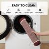 imagePADOOR KitchenMats for Floor 100 Polypropylene Kitchen Rugs Non Slip Washable Durable Dirt Resist Half Circle Rug TPR Backed Kitchen Floor Mat 18quotx28quot BeigeRed