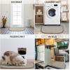 imagePADOOR KitchenMats for Floor 100 Polypropylene Kitchen Rugs Non Slip Washable Durable Dirt Resist Half Circle Rug TPR Backed Kitchen Floor Mat 18quotx28quot BeigeBeige