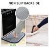 imagePADOOR KitchenMats for Floor 100 Polypropylene Kitchen Rugs Non Slip Washable Durable Dirt Resist Half Circle Rug TPR Backed Kitchen Floor Mat 18quotx28quot BeigeBlue