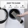 imagePADOOR KitchenMats for Floor 100 Polypropylene Kitchen Rugs Non Slip Washable Durable Dirt Resist Half Circle Rug TPR Backed Kitchen Floor Mat 18quotx28quot BeigeBlack