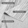 imagePADOOR Modern Abstract Runner Rug  2x6 Washable Hallway Rugs Ultra Soft NonSlip Low Pile Floor Rugs for Hallway Entryway Kitchen Bedroom Bedside Laundry Room GreyGrey