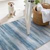 imagePADOOR Modern Abstract Runner Rug  2x6 Washable Hallway Rugs Ultra Soft NonSlip Low Pile Floor Rugs for Hallway Entryway Kitchen Bedroom Bedside Laundry Room GreyBlue