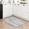 imagePADOOR Modern Abstract Runner Rug  2x6 Washable Hallway Rugs Ultra Soft NonSlip Low Pile Floor Rugs for Hallway Entryway Kitchen Bedroom Bedside Laundry Room GreyGrey