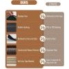 imagePADOOR Non Slip StairTreadsRubber Backing StairRunners for Wooden Steps15PCS Residue Free Carpet Stair Treads for Kids and Dogs 8quotx30quot Beige15PCS