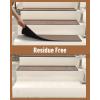 imagePADOOR Non Slip StairTreadsRubber Backing StairRunners for Wooden Steps15PCS Residue Free Carpet Stair Treads for Kids and Dogs 8quotx30quot Beige15PCS
