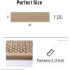 imagePADOOR Non Slip StairTreadsRubber Backing StairRunners for Wooden Steps15PCS Residue Free Carpet Stair Treads for Kids and Dogs 8quotx30quot Beige1PC