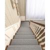 imagePADOOR Non Slip StairTreadsRubber Backing StairRunners for Wooden Steps15PCS Residue Free Carpet Stair Treads for Kids and Dogs 8quotx30quot Beige30x30