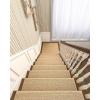 imagePADOOR Non Slip StairTreadsRubber Backing StairRunners for Wooden Steps15PCS Residue Free Carpet Stair Treads for Kids and Dogs 8quotx30quot Beige30x30