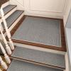 imagePADOOR Non Slip StairTreadsRubber Backing StairRunners for Wooden Steps15PCS Residue Free Carpet Stair Treads for Kids and Dogs 8quotx30quot Beige30x30