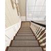 imagePADOOR Non Slip StairTreadsRubber Backing StairRunners for Wooden Steps15PCS Residue Free Carpet Stair Treads for Kids and Dogs 8quotx30quot Beige30x30