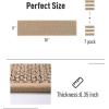 imagePADOOR Non Slip StairTreadsRubber Backing StairRunners for Wooden Steps15PCS Residue Free Carpet Stair Treads for Kids and Dogs 8quotx30quot Beige7PCS