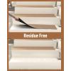 imagePADOOR Non Slip StairTreadsRubber Backing StairRunners for Wooden Steps15PCS Residue Free Carpet Stair Treads for Kids and Dogs 8quotx30quot Beige7PCS