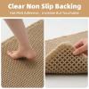 imagePADOOR Waffle KitchenRugs Sets of 2 Kitchen Rugs Non Slip Washable Absorbent KitchenMats for Floor Comfort Kitchen Runner Rugs for in Front of Sink Hallway LaundryBeige 20quotx47quot20quotx32quotBeige