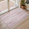 imagePADOOR Modern Abstract Runner Rug  2x6 Washable Hallway Rugs Ultra Soft NonSlip Low Pile Floor Rugs for Hallway Entryway Kitchen Bedroom Bedside Laundry Room GreyPink