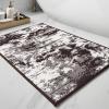 imagePADOORBath MatAbsorbent Rubber Backing Bathroom Mats Rug Quick Dry Thin Bathroom Rugs Fit Under DoorNon Slip Washable Bath Mats for BathroomBath Rug in Front of Sink 17quotx24quot Mocha Brown