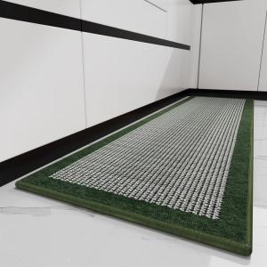 imagePADOOR Kitchen Mats for Floor Kitchen Rugs Non Slip Washable Rubber Backed Kitchen Runner Super Absorbent Kitchen Floor Mat Sink Rug 20x47 GreyGreen