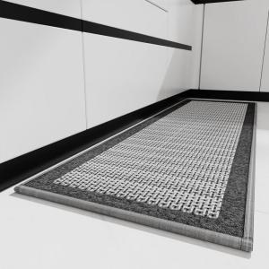 imagePADOOR Kitchen Mats for Floor Kitchen Rugs Non Slip Washable Rubber Backed Kitchen Runner Super Absorbent Kitchen Floor Mat Sink Rug 20x47 GreyGrey